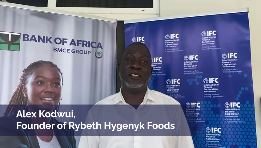 Alex Kodwui, Founder of Rybeth Hygenyk Foods on IFC BOA Financial Literacy Program 1st – 2nd August 2024